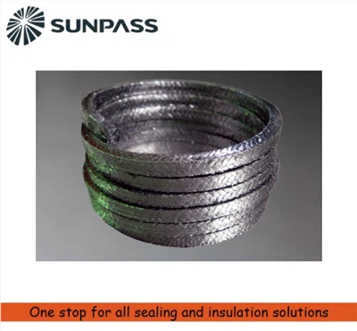 Graphitpackung mit Inconel-Draht und ummanteltem Drahtgeflecht